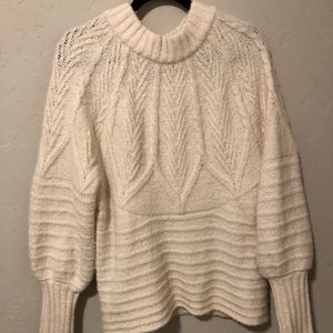 Chunky knit sweater